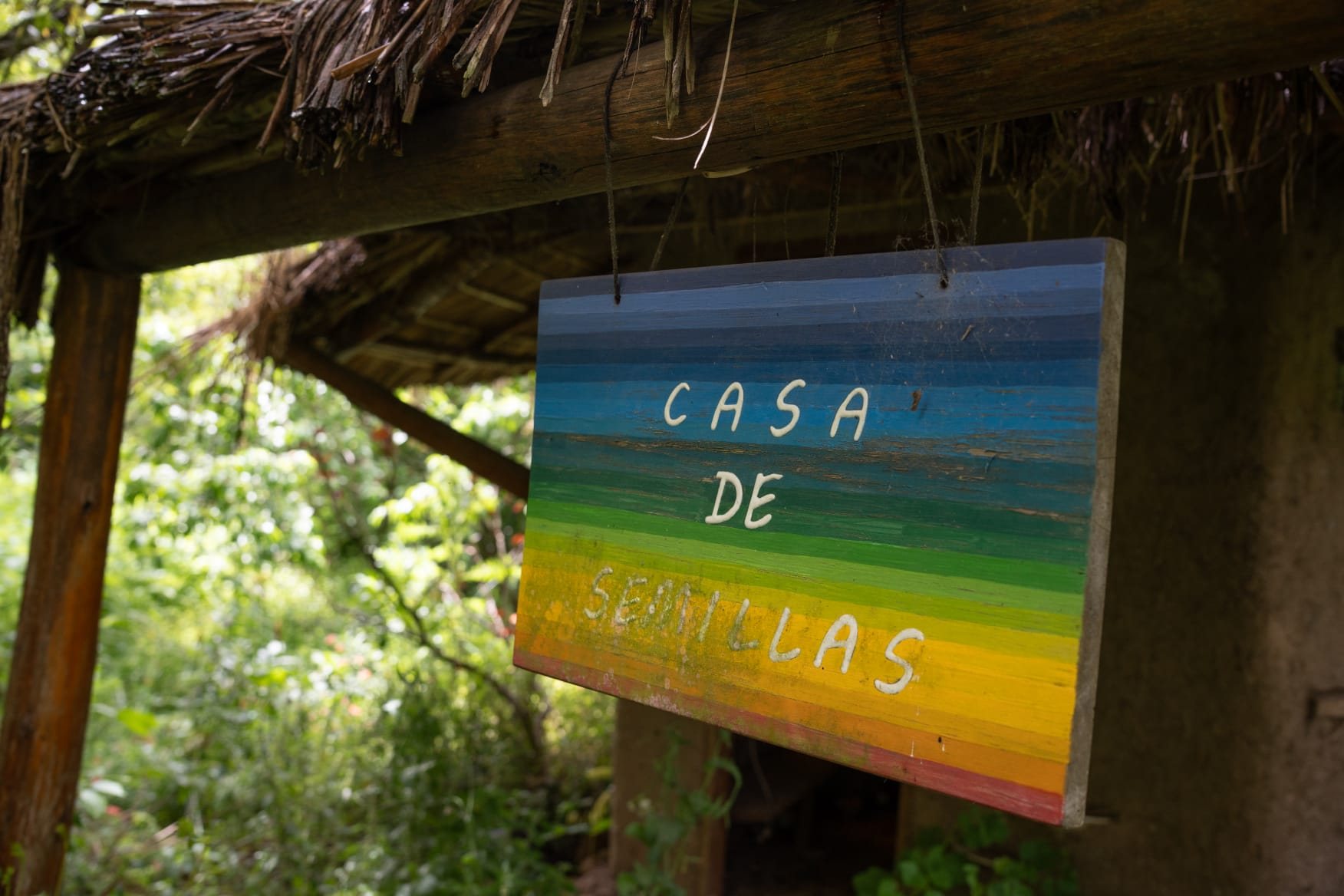Casa de semillas en Tierra Arcoiris